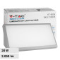 V-Tac VT-8055 Lampada LED da Muro 20W SMD Colore Grigio Applique IP65 - SKU 218236 / 218237 / 218238