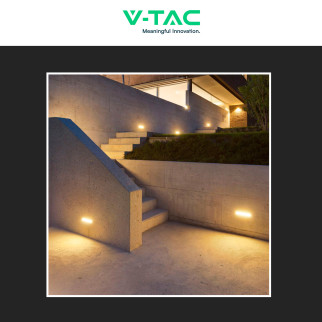VT-8055 Lampada LED da Muro 20W SMD IP65 Colore Grigio V-Tac