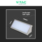 Immagine 8 - V-Tac VT-8055 Lampada LED da Muro 20W SMD Colore Grigio Applique IP65 - SKU 218236 / 218237 / 218238