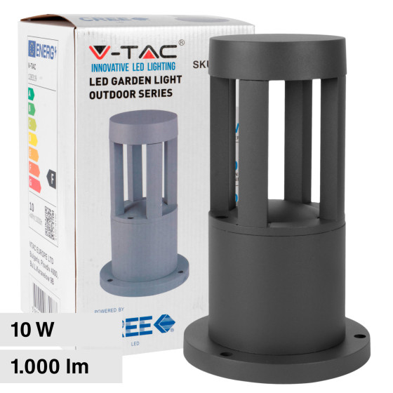 VT-830 Lampada LED Giardino 10W COB CREE Grigia IP65 V-Tac VT-830 Lampada LED Giardino 10W COB CREE Grigia IP65 V-Tac
