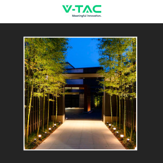 VT-830 Lampada LED Giardino 10W COB CREE Grigia IP65 V-Tac
