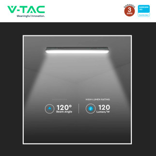 VT-150048 Tubo LED Plafoniera 48W SMD Samsung IP65 V-Tac