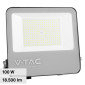 Immagine 1 - V-Tac VT-44105 Faro LED 100W Faretto SMD 185 lm/W IP65 Colore Nero - SKU 9894 / 9895