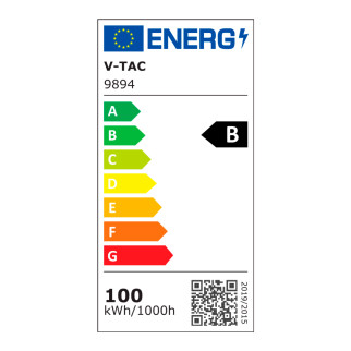 V-Tac VT-44105 Faro LED 100W Faretto SMD IP65 Nero