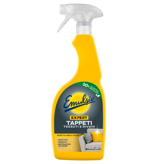 Emulsio Expert Tappeti Tessuti e Divani Detergente Spray 600ml