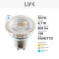 Immagine 5 - Life Lampadina LED PAR16 GU10 6,7W Faretto Spotlight SMD in Vetro - mod. 39.910254C / 39.910254N / 39.910254F
