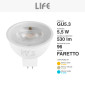 Immagine 5 - Life Lampadina LED GU5.3 (MR16) 5,5W Faretto SMD 12V - mod. 39.916037C / 39.916037N / 39.916037F