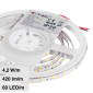 V-Tac VT-3528-60 Striscia LED Flessibile 21W SMD Monocolore 60 LED/metro 12V - Bobina da 5 metri - SKU 212016 / 212041 / 212005