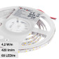 Immagine 1 - V-Tac VT-3528-60 Striscia LED Flessibile 21W SMD Monocolore 60 LED/metro 12V - Bobina da 5 metri - SKU 212016 / 212041 / 212005