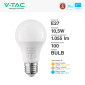 Immagine 5 - V-Tac Pro VT-211 Lampadina LED E27 10,5W Bulb A60 Goccia SMD Chip Samsung - SKU 21177 / 21178 / 21179