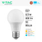 Immagine 5 - V-Tac Pro VT-210 Lampadina LED E27 8,5W Bulb A60 Goccia SMD Chip Samsung - SKU 21228 / 21229 / 21230