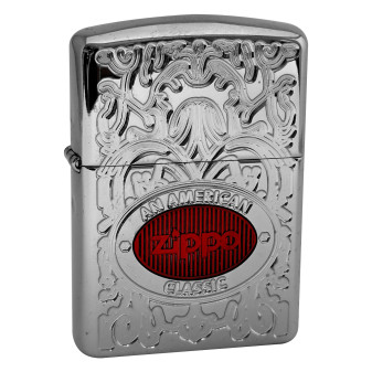 Zippo Accendino a Benzina Ricaricabile ed Antivento con Fantasia Zippo...