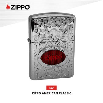 Accendino Zippo mod. 167 Zippo American Classic Antivento Ricaricabile