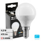 V-Tac VT-236 Lampadina LED E14 4,5W Bulb P45 Miniglobo SMD Chip Samsung - SKU 21168 / 21169 / 21170