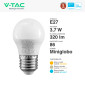 Immagine 5 - V-Tac VT-1812 Lampadina LED E27 3,7W Bulb G45 MiniGlobo SMD Chip Samsung - SKU 8045 / 8046 / 8047