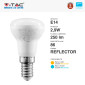 Immagine 4 - V-Tac VT-239 Lampadina LED E14 2,9W Reflector R39 SMD Chip Samsung - SKU 21210 / 21212