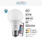 Immagine 4 - V-Tac Smart VT-2229 Lampadina LED E27 8,5W Goccia A60 SMD RGB+W Dimmerabile con Telecomando - SKU 2925 / 2928