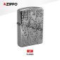 Immagine 2 - Zippo Accendino a Benzina Ricaricabile ed Antivento con Fantasia Flames - mod. 167