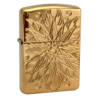 Accendino Zippo mod. 169 Door Carving Antivento Ricaricabile