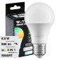 V-Tac Smart VT-5109 Lampadina LED Wi-Fi E27 8,5W Bulb A60 Goccia SMD RGB+W Changing Color CCT Dimmerabile - SKU 2998