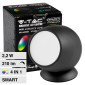 V-Tac Smart VT-5152 Lampada LED da Tavolo 2,2W Wi-Fi RGB+W Changing Color CCT Dimmerabile Colore Nero - SKU 405851
