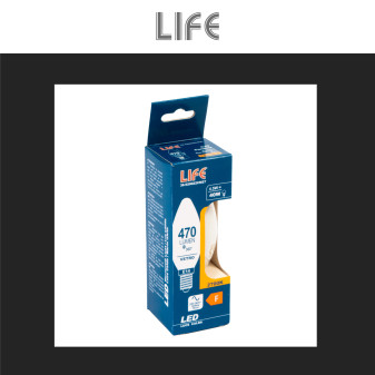 Lampadina LED E14 Filament 4,5W Candle C35 Candela Life