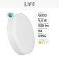 Immagine 2 - Life Lampadina LED GX53 5,5W Disc SMD Dimmerabile - mod. 39.950073CD