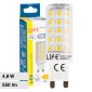 Life Lampadina LED G9 4,8W Tubolare SMD in Vetro Trasparente e Ceramica - mod. 39.931265C / 39.931265N