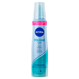 Nivea Volume Care Styling Mousse Spray Modellante per Volume Capelli -...