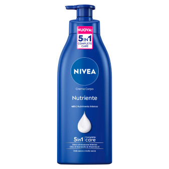 Nivea Crema Corpo Nutriente 5in1 Complete Care Idratazione Intensa per Pelle...