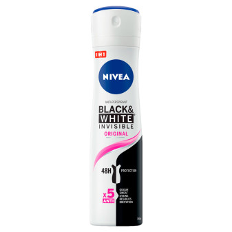 Black & White Invisible Original Spray 150 ml NIVEA