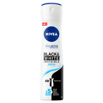 Nivea Black & White Invisible Fresh Deodorante Spray Antitraspirante -...
