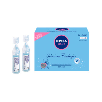 Soluzione Fisiologica Soluzione Salina Naturale 24pz da 5ml NIVEA Baby