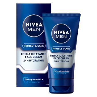Nivea Men Protect & Care Crema Idratante Protettiva Viso e Collo con Filtro...