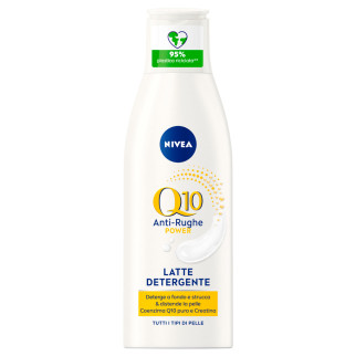 Latte Detergente Anti-Rughe NIVEA Q10 Power Flacone da 200 ml
