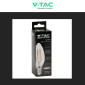 Immagine 11 - V-Tac VT-2327 Lampadina LED E14 6W Candela C37 Filament Vetro Trasparente - SKU 212848 / 212850