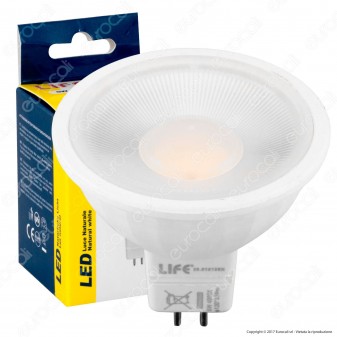 Life Lampadina LED GU5.3 (MR16) 5W Faretto Spotlight 110°