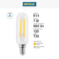 Immagine 4 - Imperia Lampadina LED E14 7W T30 Tubolare Filament in Vetro Trasparente - mod. 212295 / 212936