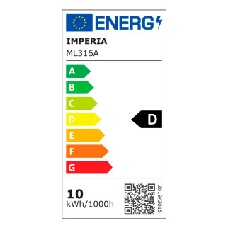 Lampadina LED E27 10W Tubolare T30 Filament in Vetro Imperia