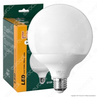 Life Lampadina LED E27 20W Globo G120 [TERMINATO]