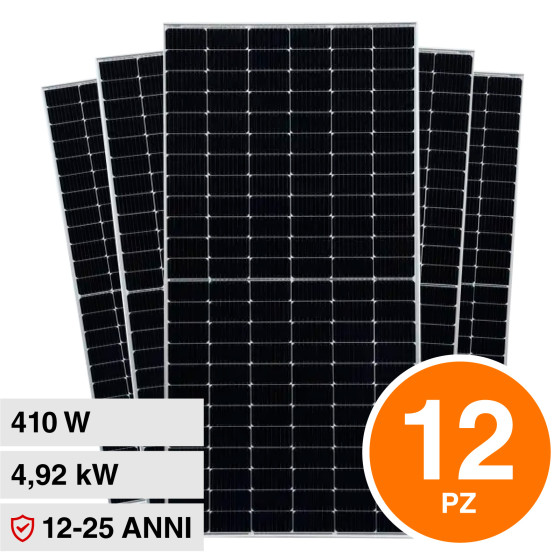 VT-410 12 Pannelli Solari Fotovoltaici 410W IP68 V-Tac VT-410 12 Pannelli Solari Fotovoltaici 410W IP68 V-Tac
