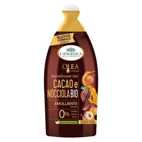Bath&Shower Gel Bagnodoccia Cacao e Nocciola L'Angelica Olea Naturae Bath&Shower Gel Bagnodoccia Cacao e Nocciola L'Angelica Olea Naturae
