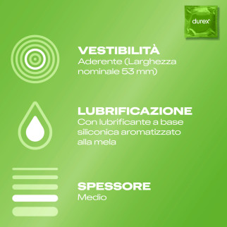 Preservativi Durex Tropical Mix Arancia Banana Fragola Mela da 24