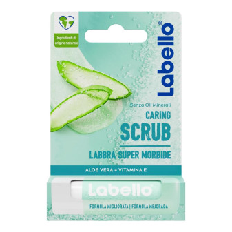 Labello Scrub Idratante Aloe Vera Balsamo Labbra Burrocacao - Confezione da 1pz