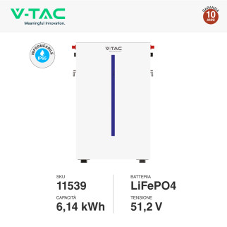 Batteria al Litio 51.2V 6.14kWh per Impianti Solari V-Tac