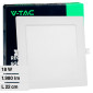 V-Tac VT-61018 Pannello LED Quadrato 18W SMD da Incasso con Driver - SKU 10486 / 10487 / 10488