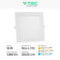 Immagine 5 - V-Tac VT-61018 Pannello LED Quadrato 18W SMD da Incasso con Driver - SKU 10486 / 10487 / 10488