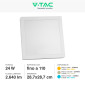 Immagine 5 - V-Tac VT-60024 Pannello LED Quadrato 24W SMD a Superficie con Driver - SKU 10514 / 23023 / 10516