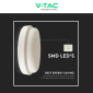 Immagine 10 - V-Tac VT-8095 Plafoniera LED Rotonda 12W SMD IP54 Colore Bianco - SKU 10195 / 10196 / 10197