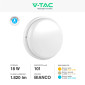 Immagine 5 - V-Tac VT-8096 Plafoniera LED Rotonda 18W SMD IP54 Colore Bianco - SKU 10198 / 10199 / 10200